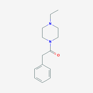 molecular formula C14H20N2O B253259 1-(4-Ethylpiperazin-1-yl)-2-phenylethanone 