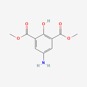 molecular formula C10H11NO5 B2532595 5-氨基-2-羟基苯-1,3-二甲酯 CAS No. 67294-57-9