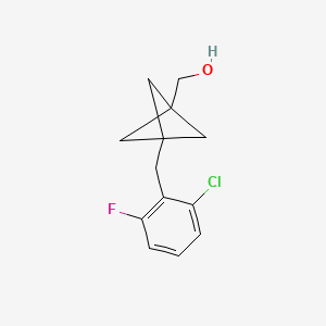 [3-[(2-Chloro-6-fluorophenyl)methyl]-1-bicyclo[1.1.1]pentanyl]methanol