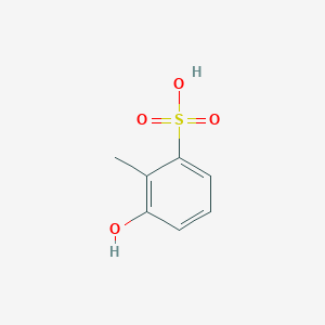 molecular formula C7H8O4S B025326 3-Hydroxy-2-methylbenzenesulfonic acid CAS No. 102014-38-0