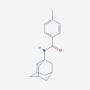 molecular formula C18H23NO B253260 N-(1-adamantyl)-4-methylbenzamide 
