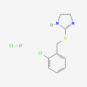 2-[(2-chlorobenzyl)thio]-4,5-dihydro-1H-imidazole hydrochloride