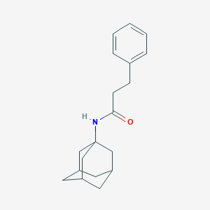 molecular formula C19H25NO B253263 N-(1-adamantyl)-3-phenylpropanamide 