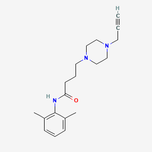 molecular formula C19H27N3O B2532638 N-(2,6-dimethylphenyl)-4-[4-(prop-2-yn-1-yl)piperazin-1-yl]butanamide CAS No. 1797292-74-0