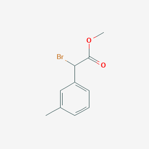 molecular formula C10H11BrO2 B2532645 Methyl 2-bromo-2-(3-methylphenyl)acetate CAS No. 77053-55-5