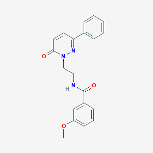 3-methoxy-N-(2-(6-oxo-3-phenylpyridazin-1(6H)-yl)ethyl)benzamide