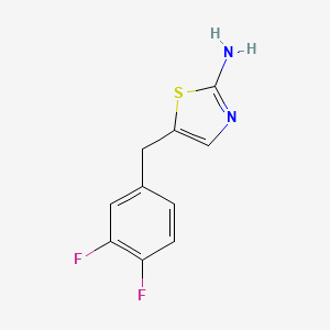 5-[(3,4-Difluorophenyl)methyl]-1,3-thiazol-2-amine