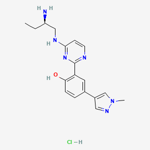 molecular formula C18H23ClN6O B2532721 CRT0066101(hydrochloride) CAS No. 1781742-22-0