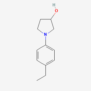 molecular formula C12H17NO B2532729 1-(4-Ethylphenyl)pyrrolidin-3-ol CAS No. 1784219-12-0