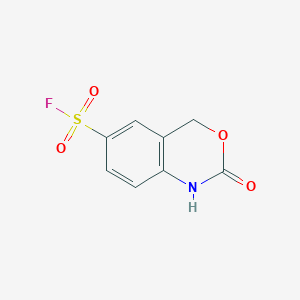 molecular formula C8H6FNO4S B2532749 2-Oxo-1,4-dihydro-3,1-benzoxazine-6-sulfonyl fluoride CAS No. 2137746-00-8