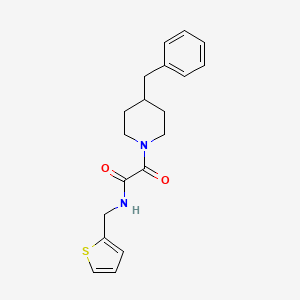 2-(4-benzylpiperidin-1-yl)-2-oxo-N-(thiophen-2-ylmethyl)acetamide