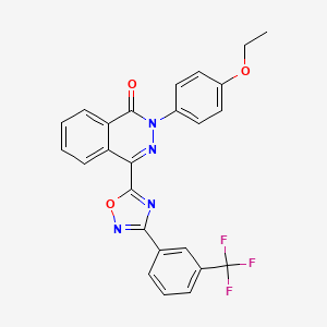 2-(4-ethoxyphenyl)-4-{3-[3-(trifluoromethyl)phenyl]-1,2,4-oxadiazol-5-yl}phthalazin-1(2H)-one