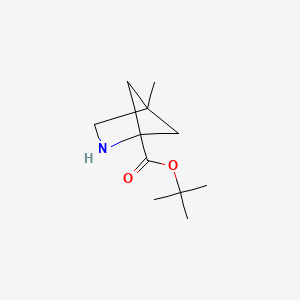 molecular formula C11H19NO2 B2532775 Tert-butyl 4-methyl-2-azabicyclo[2.1.1]hexane-1-carboxylate CAS No. 2012794-59-9