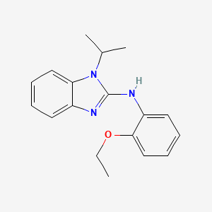 molecular formula C18H21N3O B2532782 N-(2-乙氧苯基)-1-(丙烷-2-基)-1H-1,3-苯并二唑-2-胺 CAS No. 630091-94-0