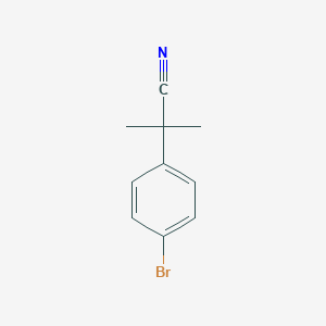 molecular formula C10H10BrN B025328 2-(4-溴苯基)-2-甲基丙腈 CAS No. 101184-73-0