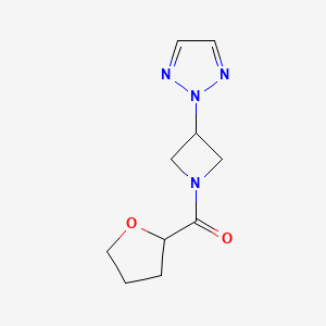 Oxolan-2-yl-[3-(triazol-2-yl)azetidin-1-yl]methanone