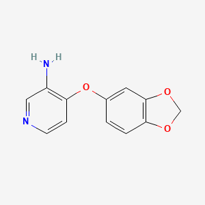 4-(1,3-Benzodioxol-5-yloxy)pyridin-3-amine