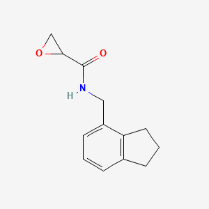 N-(2,3-Dihydro-1H-inden-4-ylmethyl)oxirane-2-carboxamide