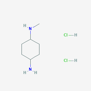 molecular formula C7H18Cl2N2 B2532925 (1R*,4R*)-N1-Methylcyclohexane-1,4-diamine dihydrochloride CAS No. 1286273-16-2