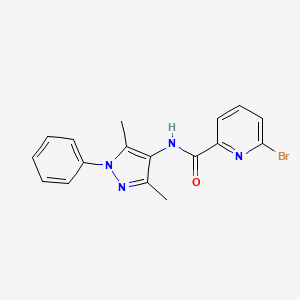 6-Bromo-N-(3,5-dimethyl-1-phenylpyrazol-4-YL)pyridine-2-carboxamide