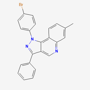 1-(4-bromophenyl)-7-methyl-3-phenyl-1H-pyrazolo[4,3-c]quinoline