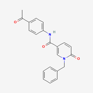 N-(4-acetylphenyl)-1-benzyl-6-oxopyridine-3-carboxamide