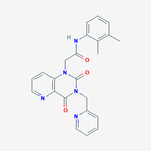 molecular formula C23H21N5O3 B2532990 N-(2,3-dimethylphenyl)-2-(2,4-dioxo-3-(pyridin-2-ylmethyl)-3,4-dihydropyrido[3,2-d]pyrimidin-1(2H)-yl)acetamide CAS No. 941989-22-6