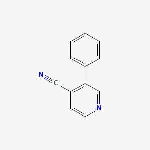 molecular formula C12H8N2 B2533012 3-Phenylisonicotinonitrile CAS No. 36146-27-7