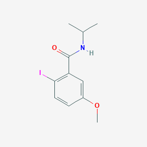 molecular formula C11H14INO2 B2533047 2-Yodo-N-isopropil-5-metoxibenzamida CAS No. 1820802-04-7