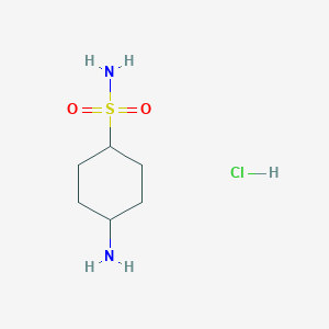 4-Aminocyclohexane-1-sulfonamide;hydrochloride