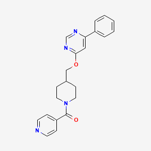 [4-[(6-Phenylpyrimidin-4-yl)oxymethyl]piperidin-1-yl]-pyridin-4-ylmethanone