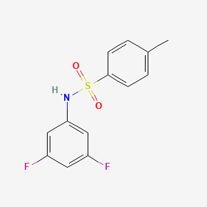 molecular formula C13H11F2NO2S B2533141 N-(3,5-二氟苯基)-4-甲苯磺酰胺 CAS No. 838893-89-3