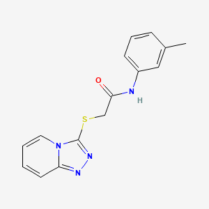 N-(3-methylphenyl)-2-([1,2,4]triazolo[4,3-a]pyridin-3-ylsulfanyl)acetamide