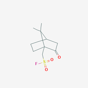 molecular formula C10H15FO3S B2533178 {7,7-Dimethyl-2-oxobicyclo[2.2.1]heptan-1-yl}methanesulfonyl fluoride CAS No. 101803-61-6