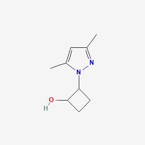 2-(3,5-dimethyl-1H-pyrazol-1-yl)cyclobutan-1-ol