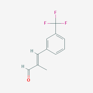 (E)-2-Methyl-3-[3-(trifluoromethyl)phenyl]prop-2-enal