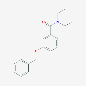 molecular formula C18H21NO2 B253322 3-(benzyloxy)-N,N-diethylbenzamide 