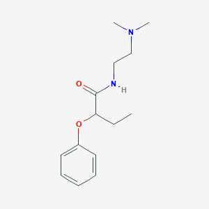 molecular formula C14H22N2O2 B253326 N-[2-(dimethylamino)ethyl]-2-phenoxybutanamide 