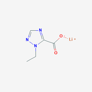 molecular formula C5H6LiN3O2 B2533274 2-乙基-1,2,4-三唑-3-羧酸锂 CAS No. 2247107-72-6