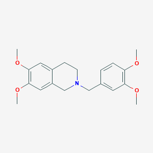 molecular formula C20H25NO4 B2533275 2-(3,4-Dimethoxybenzyl)-6,7-dimethoxy-1,2,3,4-tetrahydroisoquinoline CAS No. 91790-53-3