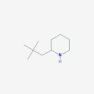 molecular formula C10H21N B2533276 2-新戊基哌啶 CAS No. 383128-30-1