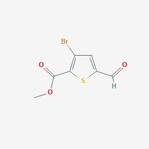 B2533279 Methyl 3-bromo-5-formylthiophene-2-carboxylate CAS No. 2248354-23-4