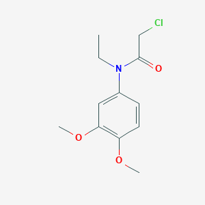 2-Chloro-N-(3,4-dimethoxyphenyl)-N-ethylacetamide