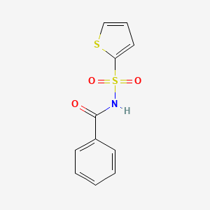 molecular formula C11H9NO3S2 B2533294 N-(thiophène-2-sulfonyl)benzamide CAS No. 80467-45-4