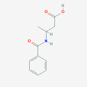 molecular formula C11H13NO3 B2533298 3-(Phenylformamido)butanoic acid CAS No. 83509-86-8