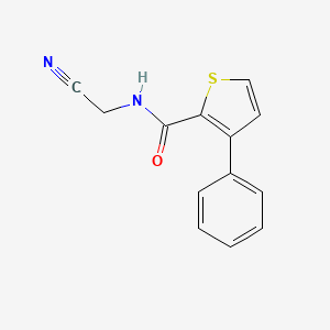 molecular formula C13H10N2OS B2533307 N-(cyanomethyl)-3-phenylthiophene-2-carboxamide CAS No. 1252160-94-3