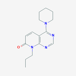 molecular formula C15H20N4O B2533318 4-(piperidin-1-yl)-8-propylpyrido[2,3-d]pyrimidin-7(8H)-one CAS No. 2034375-53-4