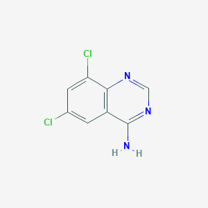 molecular formula C8H5Cl2N3 B2533327 6,8-Dichloroquinazolin-4-amine CAS No. 19808-38-9