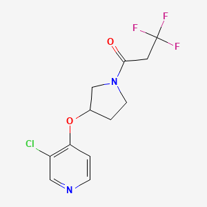 1-(3-((3-Chloropyridin-4-yl)oxy)pyrrolidin-1-yl)-3,3,3-trifluoropropan-1-one