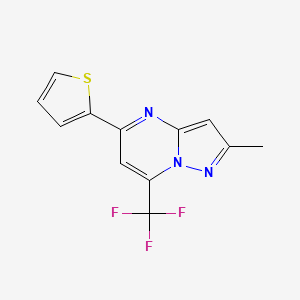 2-Methyl-5-(2-thienyl)-7-(trifluoromethyl)pyrazolo[1,5-a]pyrimidine